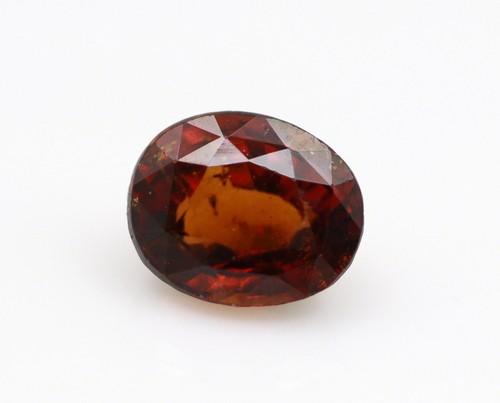 3.09 Ct Natural Brown Hessonite Garnet Gemstone Loose 9x7 mm Size Oval Cut - Picture 2 of 10