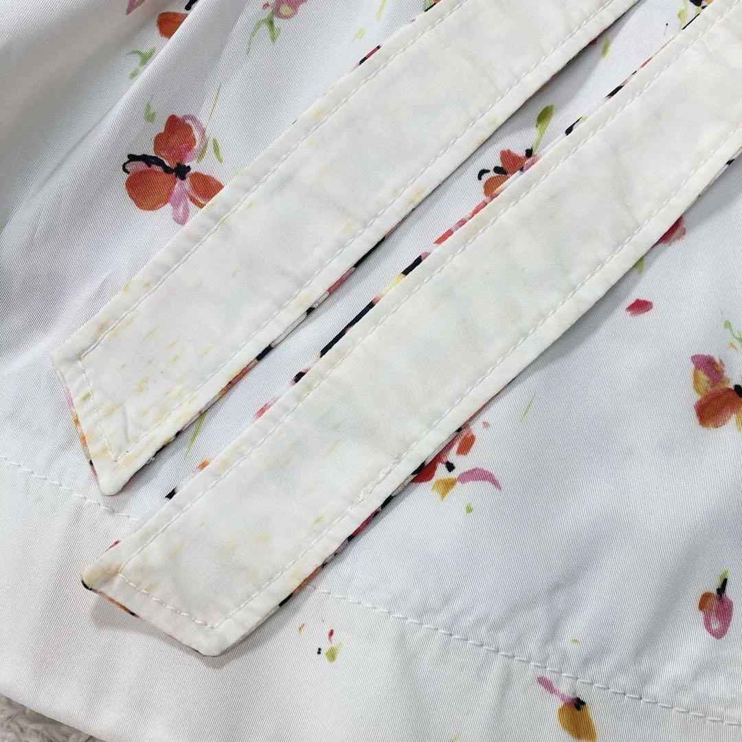 ROSSO VALENTINO Cappotto Abito Svasato Floreale L Autore dal Giappone RA