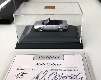 Audi Cabrio (1991 - 1997), Unikat, Kleinod im Maßstab 1:87! - Bild 1 von 4