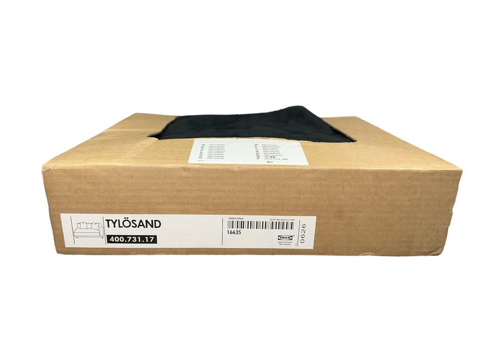 IKEA TYLOSAND Loveseat Couch Cover Slipcover Everod Black /