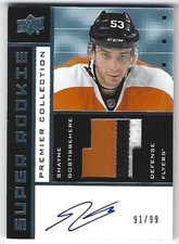 Shayne Gostisbehere 14/15 UD Premier Collection Retro Rookie Patch Auto /99