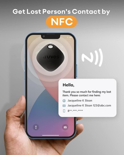 ATUVOS GPS Air Tag 1er Pack, Bluetooth Gepäck Tracker funktioniert mit Apple Find My APP - Bild 5 von 17
