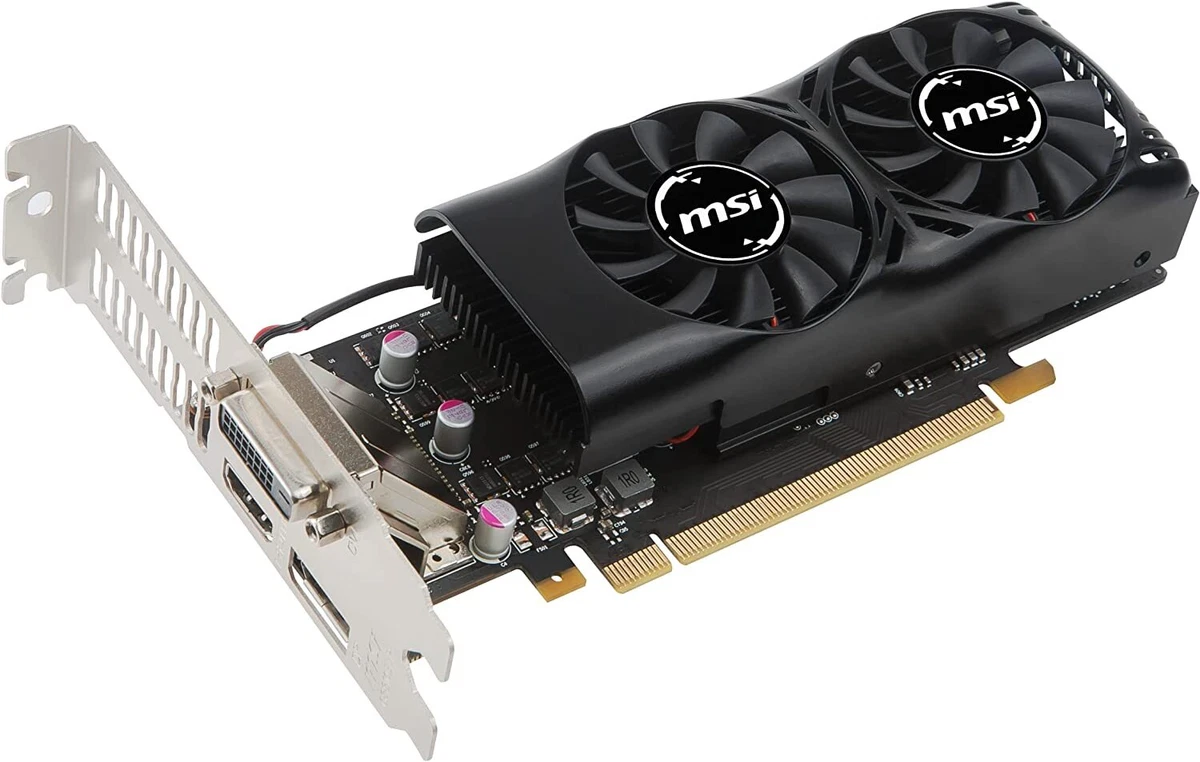 MSI Loped Trofile Compatible Graphics Card GeForce GTX 1050 Ti 4GT