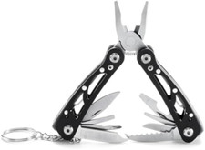 KOQAIIZ Attrezzo Multifunzione Tascabile, Pinza Multiuso 11 in 1, Pieghevole Mul