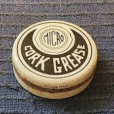 Vintage Ellisco Micro Cork Grease For Woodwind Musical Instrument Corks. As Is