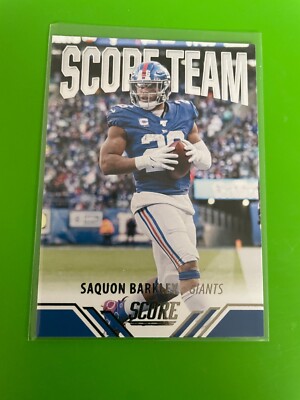 SAQUON BARKLEY 2021 Panini Score Penn State NY Giants NFL Football Card {24C8}