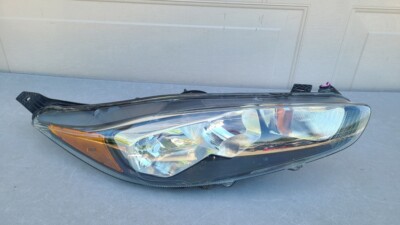 14 15 16 17 18 2014-2018 Ford Fiesta Headlight Black Bezel Headlamp OEM