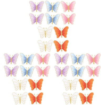 30 Pcs Xams Gestickte Abzeichen Reparaturflicken Zum Aufnähen