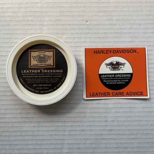 Harley Davidson Leather Conditioner Dressing Water Repels Product 2.5