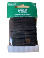 Gummilitze Gummiband SchlüPfer Gummi Gummi GrüNdl 5Mx5Mm Super Elastic Schwarz