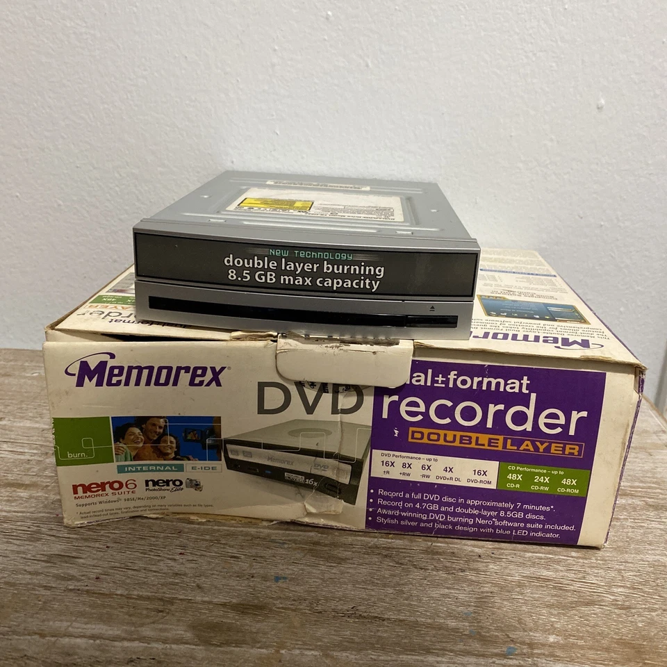 Memorex 3202-3292 External - Dual Format DVD & CD Recorder/Player, Double Layer - Image 2 of 4