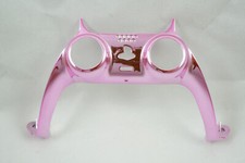 Chrome Pink Shell Trim For PS5 Controller  Joystick accent rings
