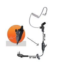 Klein Star 1-Wire Earpiece for HYT Hytera TC-508 700 (See List)