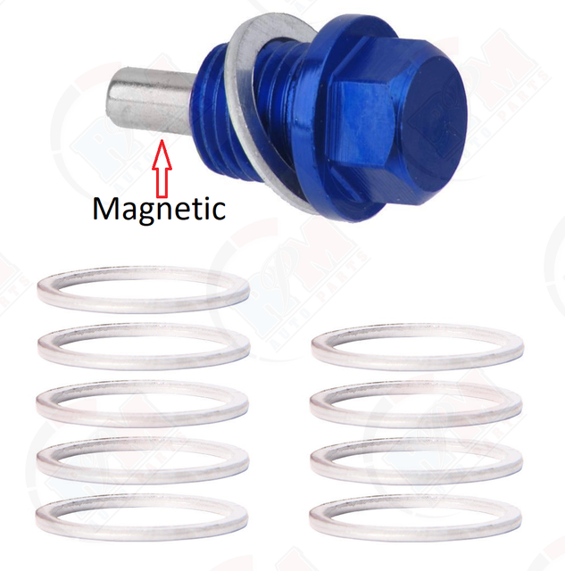 Aluminum Blue Oil Drain Plug ADP541BLU + 10 Washers for Mercedes Benz eBay