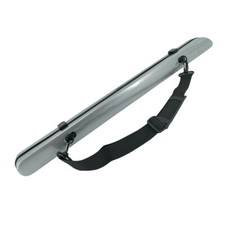 Estuche para arco de violín material de fibra de carbono plateado puede contener 2 piezas arcos fáciles de transportar