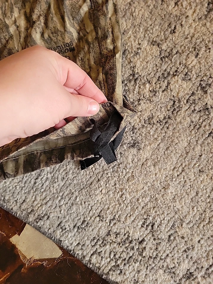 Shield Fused Cotton Mens 2X Large Pants Mens 6 Pocket Adjustable Camo Mossy Oak - Image 2 of 4