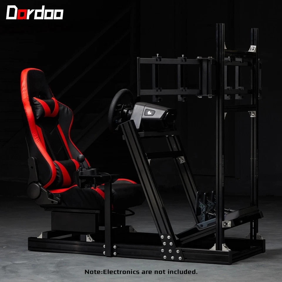 Dardoo Aluminium Profil Rennsimulator Cockpit mit Monitor Stand Fit Für Fanatec