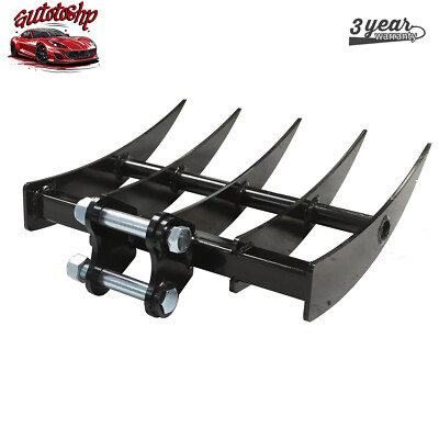 Rake Attachments Tools Fits For 1-2Ton Mini Excavators Excavator Small Digger