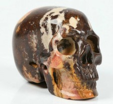 Jaspis Kryształowa czaszka Kwarc Kryształ Czaszka Kryształ Czaszka Talisman Y