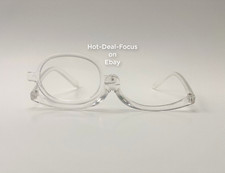 MAKEUP READING GLASSES clear MAGNIFYING FLIP-UP LENS power 1.0 1.5 1.75 2.25