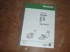 Wacker VPK 1750 Vibroplate Compactor Operator Maintenance Service Repair Manual