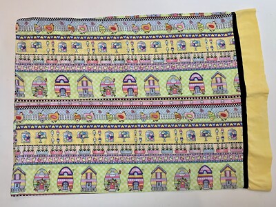 Easter Egg Chicken Chick House Multicolor Pillow Case Sham 28 x20 