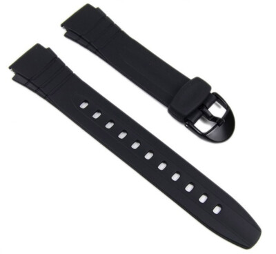 Casio Ersatzband Uhrenarmband Resin Band schwarz 18mm F-200W-1AEF F-200W