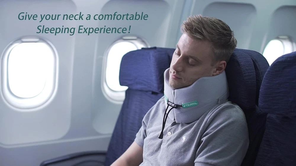 Memory Foam Travel Neck Pillow for Head and Chin Support on the Go Memory Foam Travel Neck Pillow for Head and Chin Support on the Go