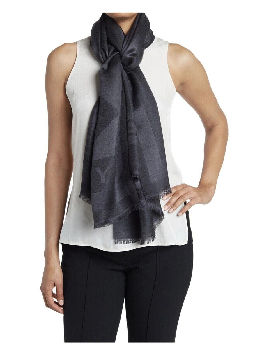 Givenchy monogram-print scarf - Grey
