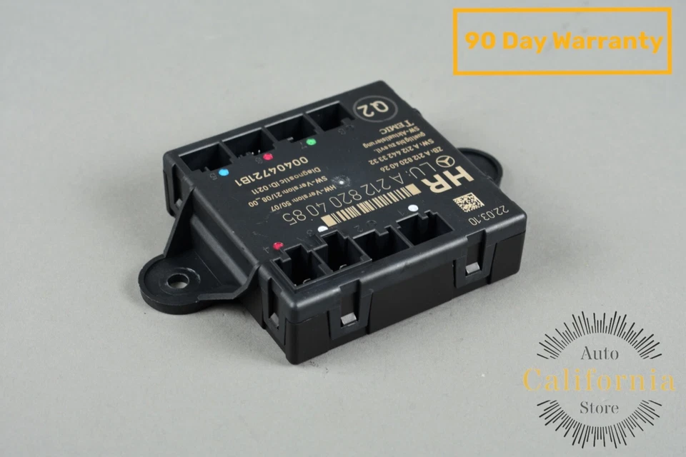 Módulo de controle de porta traseira direita 08-18 Mercedes W212 E350 GLK350 CLS550 fabricante de equipamento original - Imagem 3 de 4