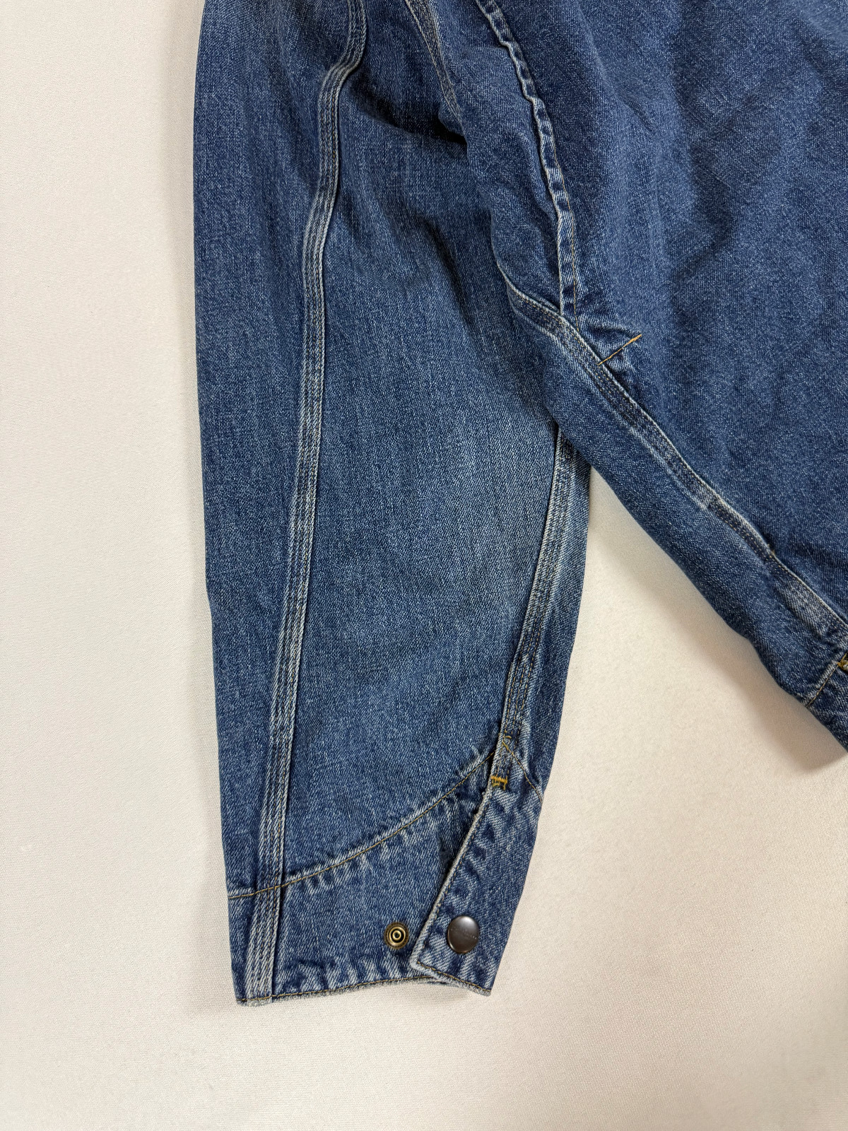 CARHARTT WIP OG DETROIT JACKET BLUE DARK USED WASH L NWT thumbnail 19