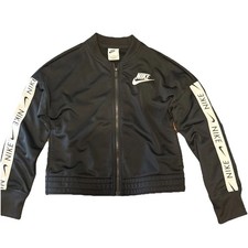 Boys Nike Track Jacket Black Size M