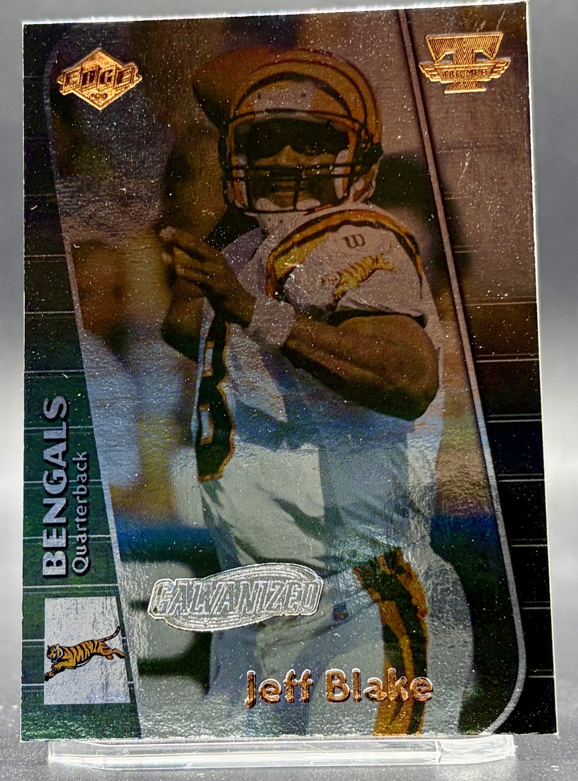 1999 Collector's Edge Triumph Galvanized #T105 Jeff Blake Cincinnati Bengals NM