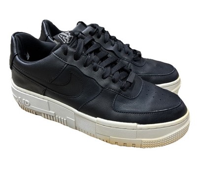 Nike Sneakers Womens Size 8 Air Force 1 Pixel Black White CK6649-001