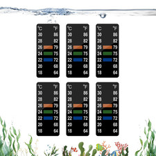 Adhesive Fish Tank Thermometer Strip Aquarium Thermometer Sticker Display 64-86