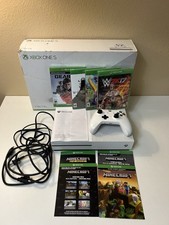 Xbox One S 1TB Console Box 4 Sealed Games And Minecraft Master Collection codes