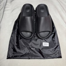 Yeezy YZY YS-01 Black Slides Size 7 NEW DS