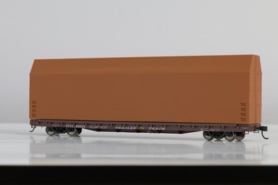 HO Scale Boeing 737 Skybox Cargo with * 60ft Flat Car *