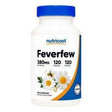 Feverfew Capsules 120 Count 380 Mg by Nutricost