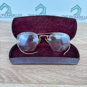 Vintage Shuron 1/10 12K GF Rimless Eyeglasses Frames & Case 5-1/2 Arms s-l400.jpg main image 2