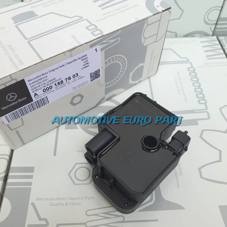 原始设备制造商点火线圈适用于梅赛德斯-奔驰 C CLK ML 级 1998 - 2006 A0001587803 — 第 2/3 张图片
