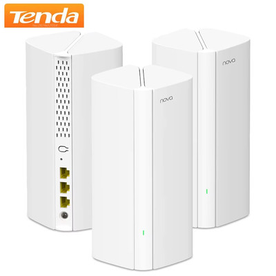 Tenda AX3000 WiFi 6 Mesh System EM12/MX12 Wireless Router 7000 Sq.Ft Coverage