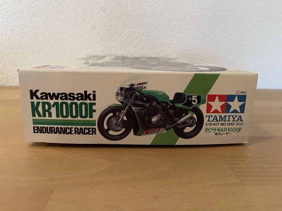 Tamiya 1/12 Kawasaki KR1000F ENDURANCE RACER Vintage KIT NO.1412*900 OVP - Bild 3 von 4