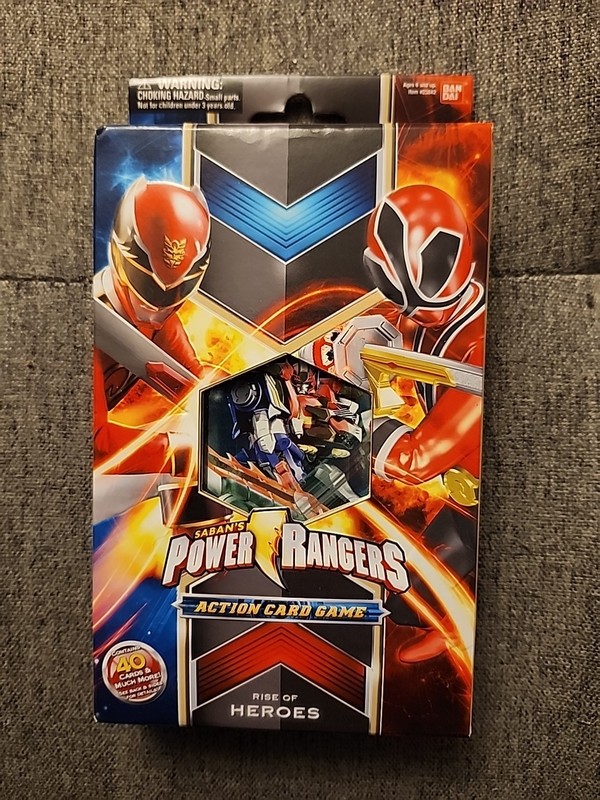 Power Rangers Action Card Game "RISE OF HEROES" Starter Set (40 cards)