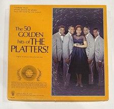 THE PLATTERS 4-LP BOX SET Vinyl The 50 Golden Hits of the Platters CMI 1000 E