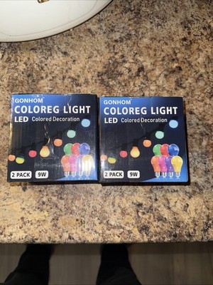 Wiyifada Colored LED light Decoration - 2 Count - 2 Pack 4 Total 2 Green 2 Red