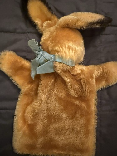 Vintage Steiff Mohair Bunny Rabbit Hand Puppet 1950s Germany -NO Tags ...