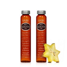 KERATIN PROTEIN Smoothing Hair Oil Vials for Shine, Frizz Control and All Hai...