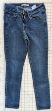 Levi's Womens 711 Skinny Jeans W29 L28 Blue Stretch Denim Mid Rise Pants