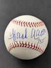 Hank Aaron HOF Braves Signed " 755 " OML Baseball PSA/DNA AUTO